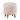 Ikat - Pattern Round Accent Stool - Beige-Washburn's Home Furnishings