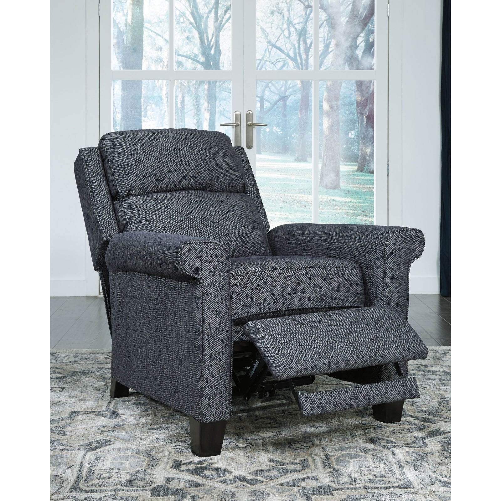 Imbler Denim Low Leg Power Recliner Washburn's Home Furnishings