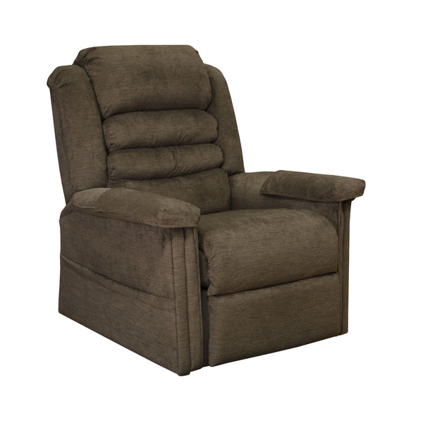 Invincible Pow'r Lift Full Lay-Out Chaise Recliner - Java-Washburn's Home Furnishings