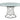 Irene - Round Glass Top Dining Table - Pearl Silver-Washburn's Home Furnishings
