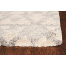 Ivory/Grey Southern 5'3"x7'7" Shag Rug-Washburn's Home Furnishings