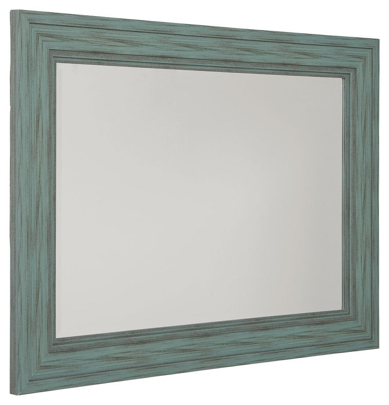 Jacee - Antique Teal - Accent Mirror-Washburn's Home Furnishings
