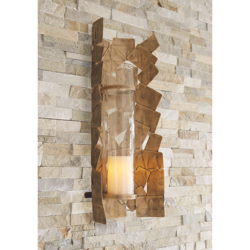 Jailene - Antique Gold - Wall Sconce-Washburn's Home Furnishings