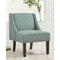 Janesley - Teal/cream - Accent Chair-Washburn's Home Furnishings