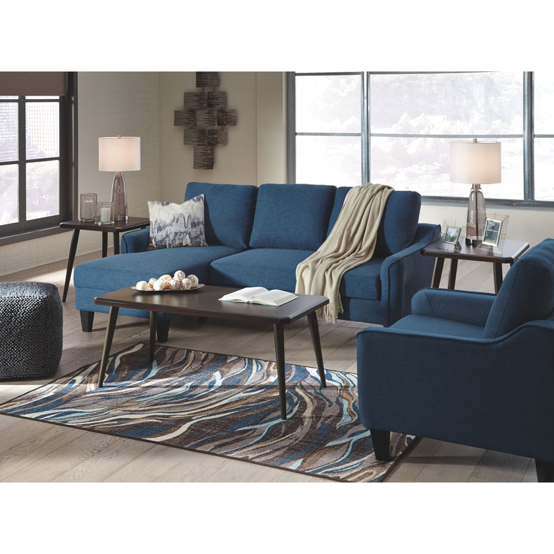 Jarreau - Blue - Chair-Washburn's Home Furnishings