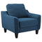 Jarreau - Blue - Chair-Washburn's Home Furnishings