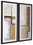 Jaxley - Light Brown - Wall Art Set (2/cn)-Washburn's Home Furnishings