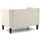 Jeanay - Linen - Accent Bench-Washburn's Home Furnishings