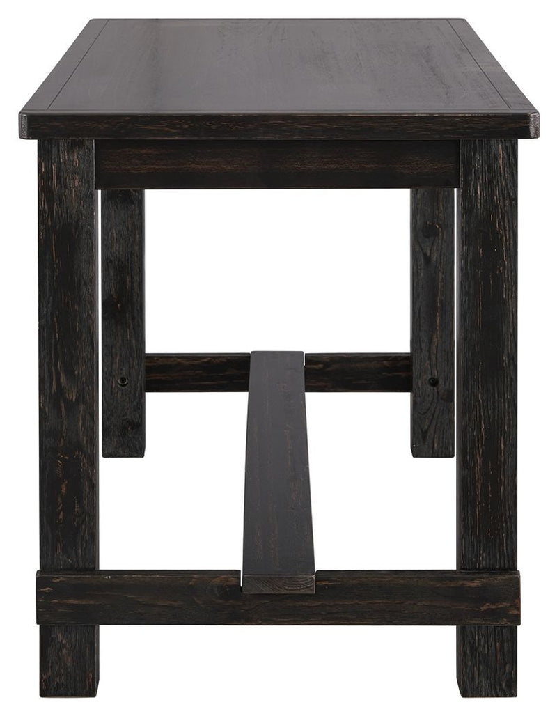 Jeanette - Dark Brown - Rect Dining Room Counter Table-Washburn's Home Furnishings
