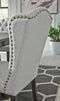 Jeanette - Linen - Dining Uph Side Chair (2/cn)-Washburn's Home Furnishings