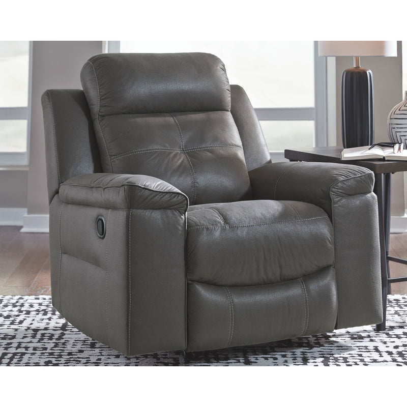 Jesolo - Dark Gray - Rocker Recliner-Washburn's Home Furnishings