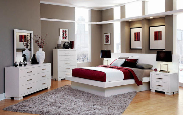Jessica - Queen Bed - White-Washburn's Home Furnishings