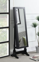 Jewelry - Cheval Mirror - Black-Washburn's Home Furnishings