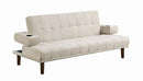 Joan - Upholstered Sofa Bed - Beige-Washburn's Home Furnishings