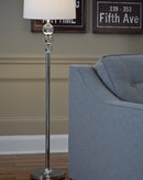 Joaquin - Clear/chrome Finish - Crystal Floor Lamp (1/cn)-Washburn's Home Furnishings