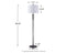 Joaquin - Clear/chrome Finish - Crystal Floor Lamp (1/cn)-Washburn's Home Furnishings