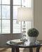 Joaquin - Clear/silver Finish - Crystal Table Lamp (2/cn)-Washburn's Home Furnishings