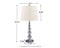 Joaquin - Clear/silver Finish - Crystal Table Lamp (2/cn)-Washburn's Home Furnishings