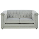 Josanna - Gray - Loveseat-Washburn's Home Furnishings