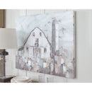 Jumana - Blue/gray/white - Wall Art-Washburn's Home Furnishings