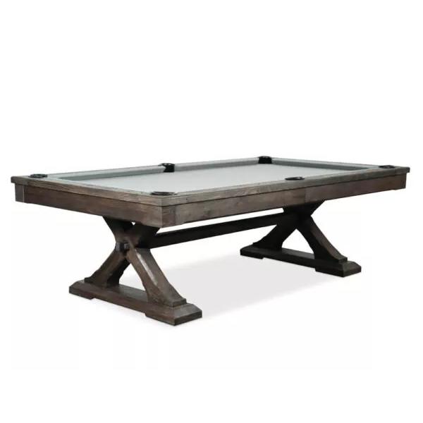 Kariba 7' Pool Table in Charcoal Brown-Washburn's Home Furnishings