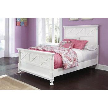 Kaslyn - White - Queen Panel Rails – Washburn's Home Furnishings