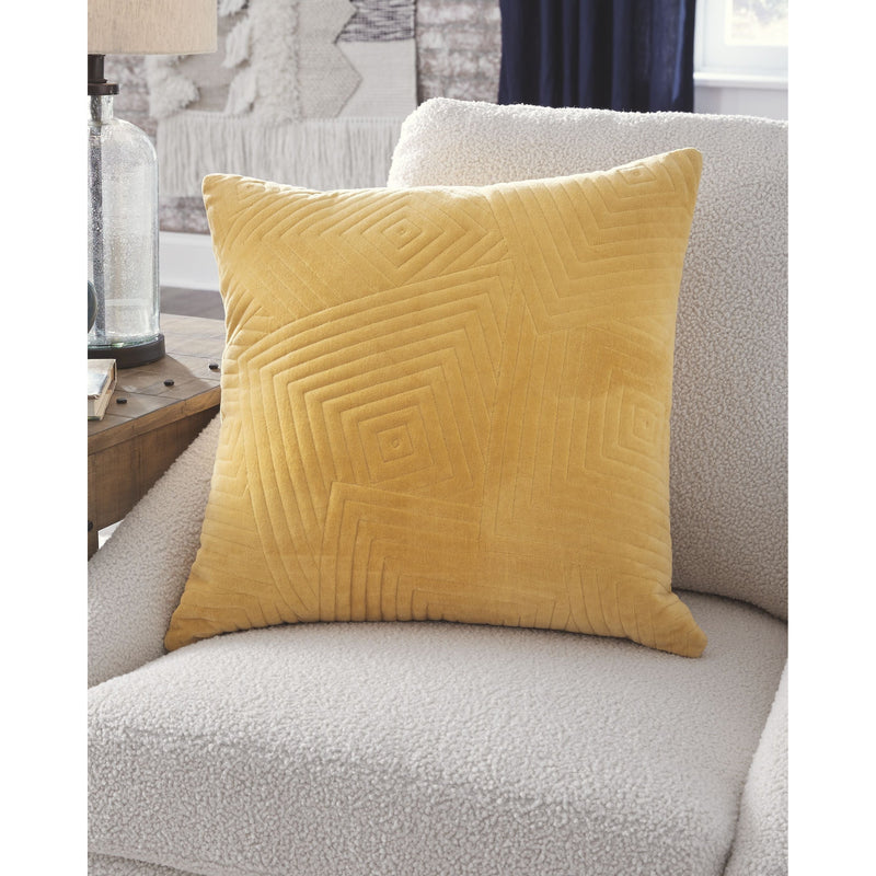 Kastel - Golden Yellow - Pillow (4/cs)-Washburn's Home Furnishings