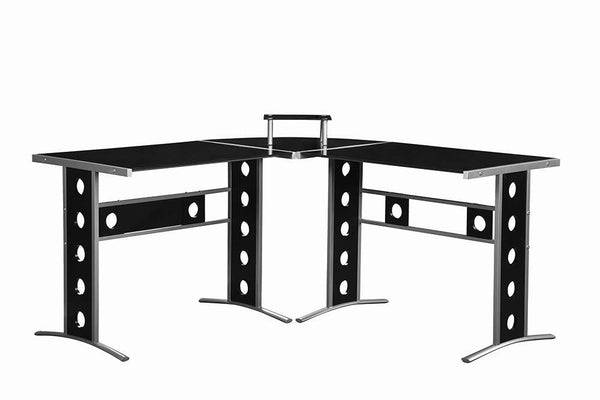 Keizer - Computer Desk - Black-Washburn's Home Furnishings