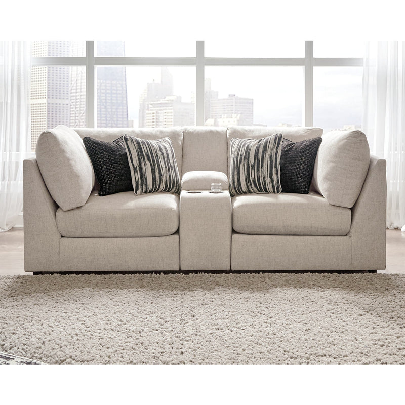 Kellway - Bisque - Console 3 Pc Sectional-Washburn's Home Furnishings