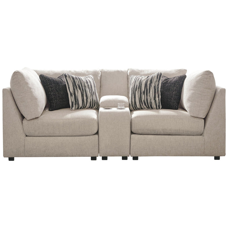 Kellway - Bisque - Console 3 Pc Sectional-Washburn's Home Furnishings