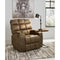 Kennebec - Brown - Power Recliner-Washburn's Home Furnishings