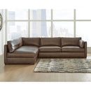 Kiessel - Chocolate - Left Arm Facing Chaise 2 Pc Sectional-Washburn's Home Furnishings