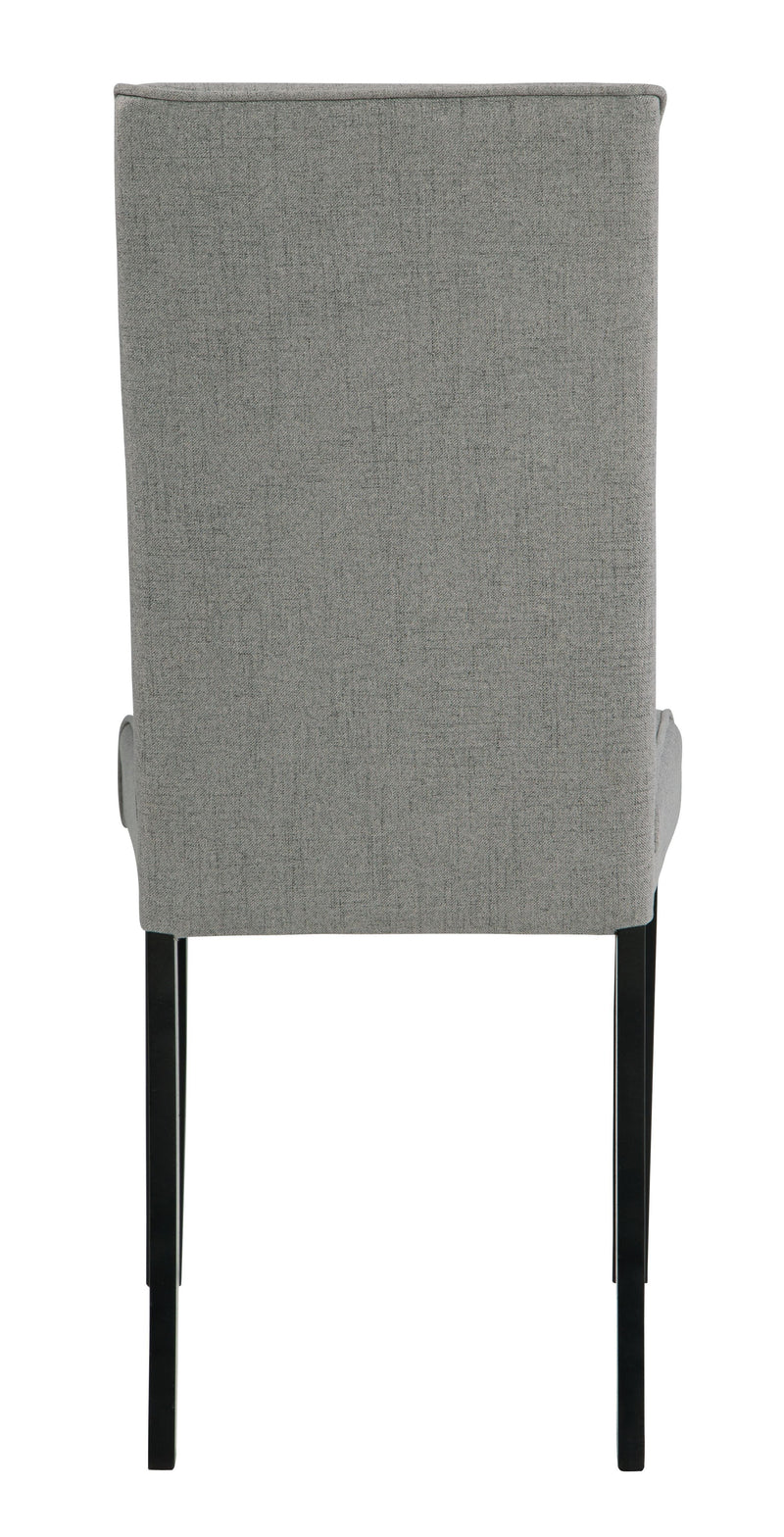 Kimonte - Dark Brown / Gray - Dining Uph Side Chair (2/cn)-Washburn's Home Furnishings