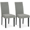 Kimonte - Dark Brown/gray - Dining Chair (set Of 2)-Washburn's Home Furnishings