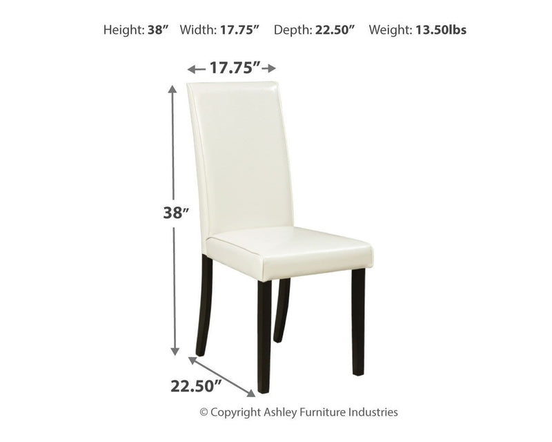 Kimonte - Ivory - Dining Chair (set Of 2)-Washburn's Home Furnishings