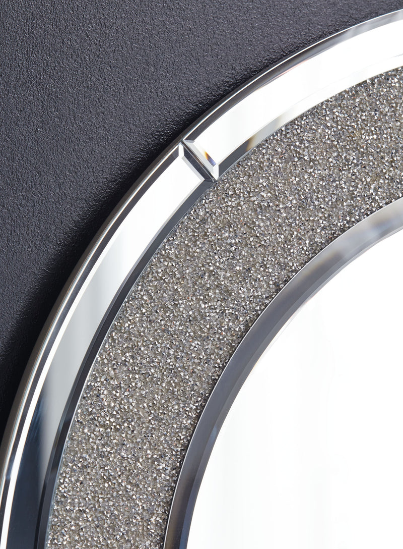 Kingsleigh - Metallic - Accent Mirror - Round-Washburn's Home Furnishings