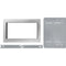 KitchenAid 27" Trim Kit for Countertop Microwaves - Stainless-Washburn's Home Furnishings