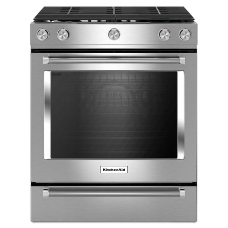 KitchenAide 5.8 Cu Ft Slide In Range-KitchenAid-Washburn's Home Furnishings