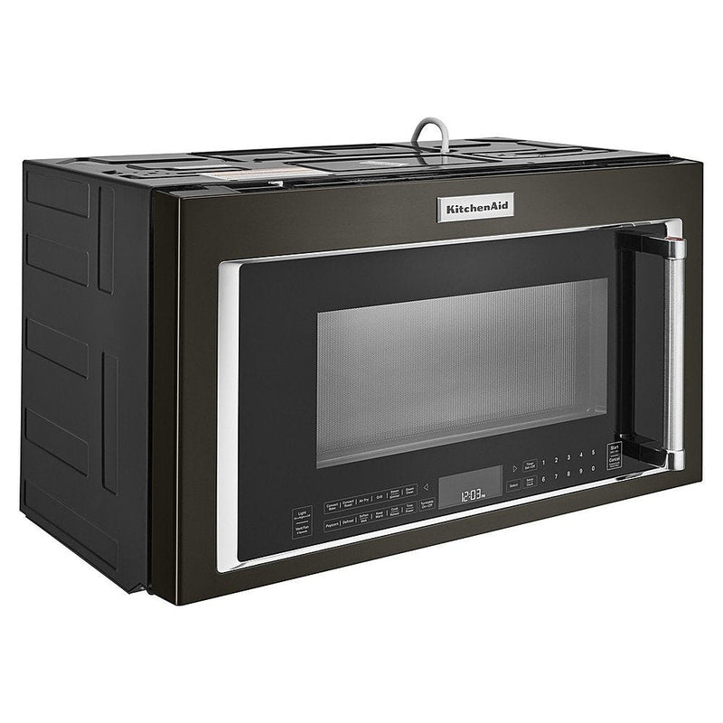 Kitchenaid Over-the-Range Convection Microwave in Black Stainless-Washburn's Home Furnishings