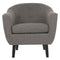 Klorey - Charcoal - Accent Chair-Washburn's Home Furnishings