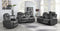 Korbach - Motion Collection - Charcoal - Power 2 Sofa-Washburn's Home Furnishings