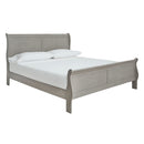 Kordasky - Dark Gray - California King Sleigh Bed-Washburn's Home Furnishings