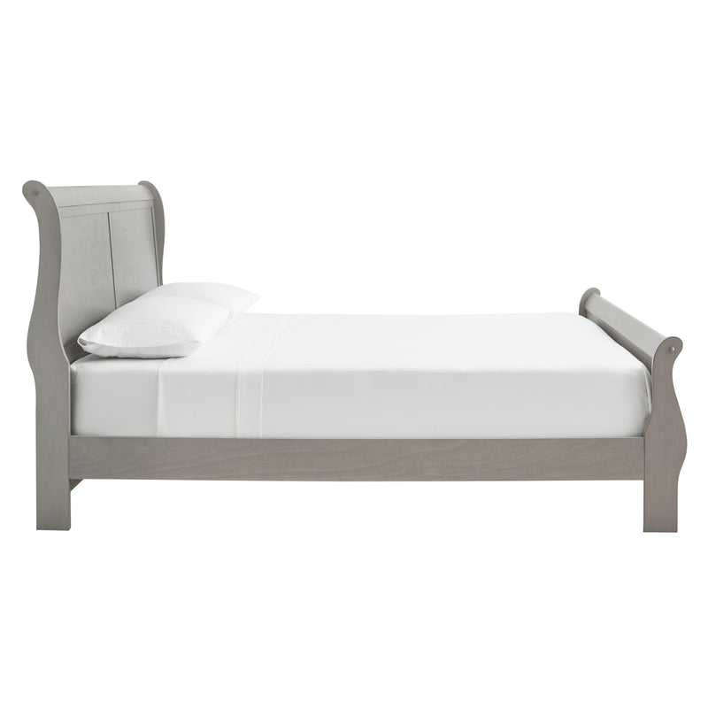 Kordasky - Gray - Queen Sleigh Bed-Washburn's Home Furnishings