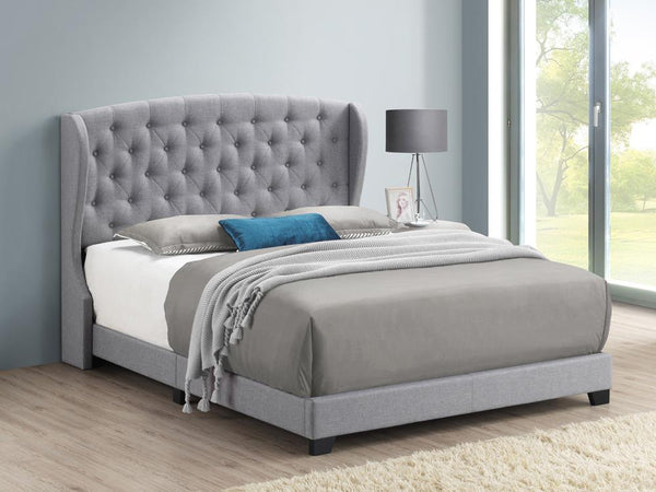 Krome - Collection - Eastern King Bed - Grey-Washburn's Home Furnishings