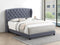 Krome - Collection - Queen Bed - Dark Gray-Washburn's Home Furnishings