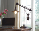 Kylen - Bronze Finish - Metal Desk Lamp (1/cn)-Washburn's Home Furnishings