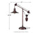 Kylen - Bronze Finish - Metal Desk Lamp (1/cn)-Washburn's Home Furnishings