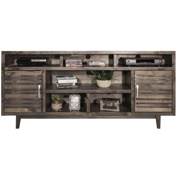 LEGENDS AVONDALE 76" TV CONSOLE IN CHARCOAL-Washburn's Home Furnishings