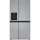LG 27 Cu. Ft. Side-by-Side Refrigerator With Smooth Touch Ice Dispenser in Print Proof Stainless-Washburn's Home Furnishings