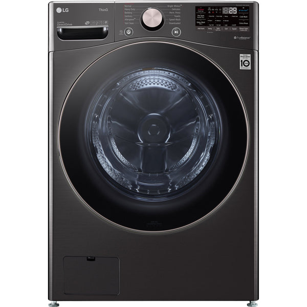 LG 4.5 Cu. Ft. High Efficiency Stackable Smart Front-Load-Washburn's Home Furnishings